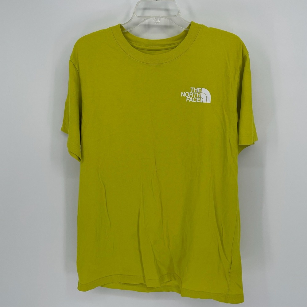 The North Face Men's Yellow Graphic Logo Short Sleeve T-Shirt Size Large